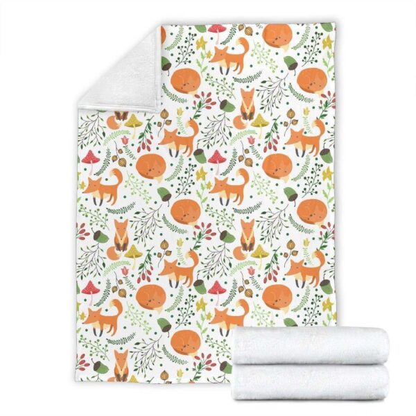 Fox (3) Fleece Blanket Sherpa Blanket