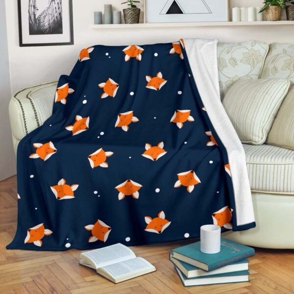 Fox Fleece Blanket Sherpa Blanket