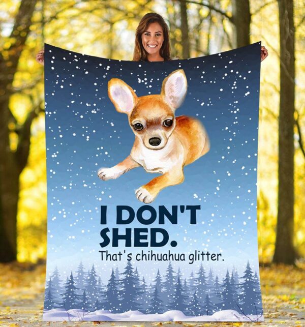 Chihuahua Fleece Blanket Sherpa Blanket