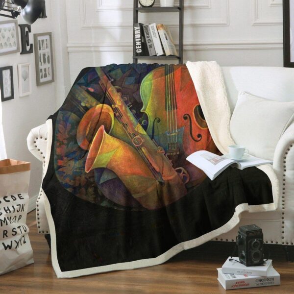 Music Fleece Blanket Sherpa Blanket