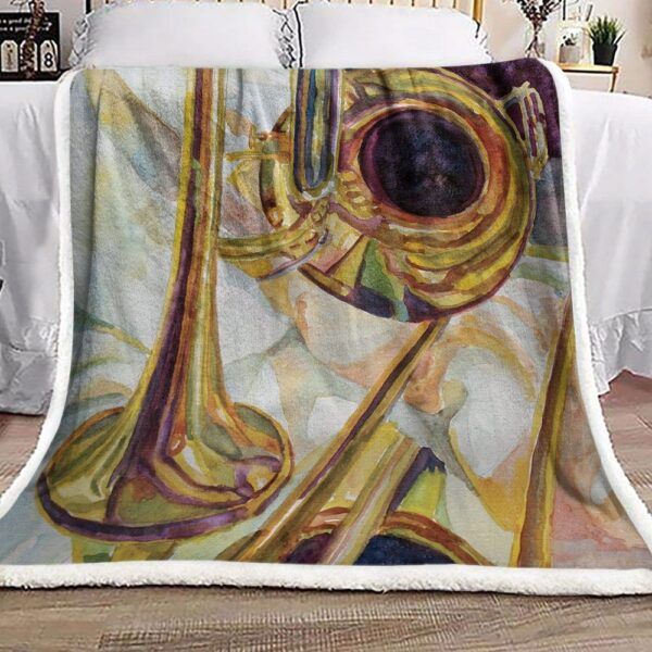 Music Fleece Blanket Sherpa Blanket