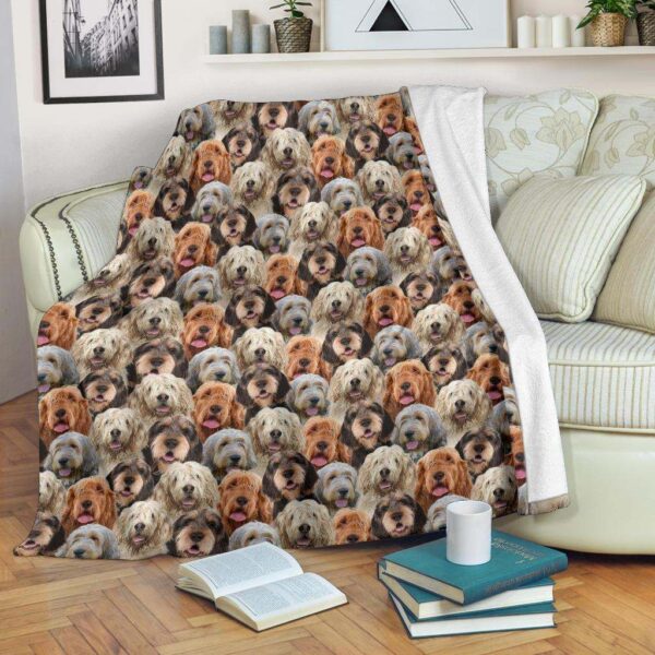 Otterhound Full Face Fleece Blanket Sherpa Blanket