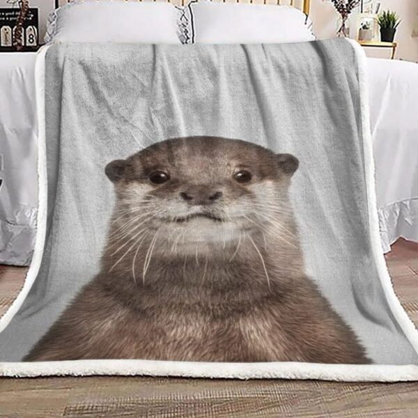 Otter Fleece Blanket Sherpa Blanket