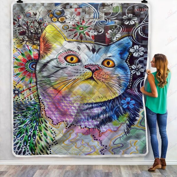 Cat Beautiful Fleece Blanket Sherpa Blanket