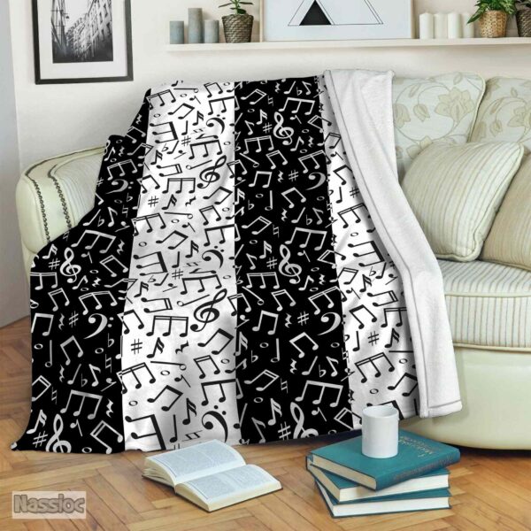 Music Fleece Blanket Sherpa Blanket