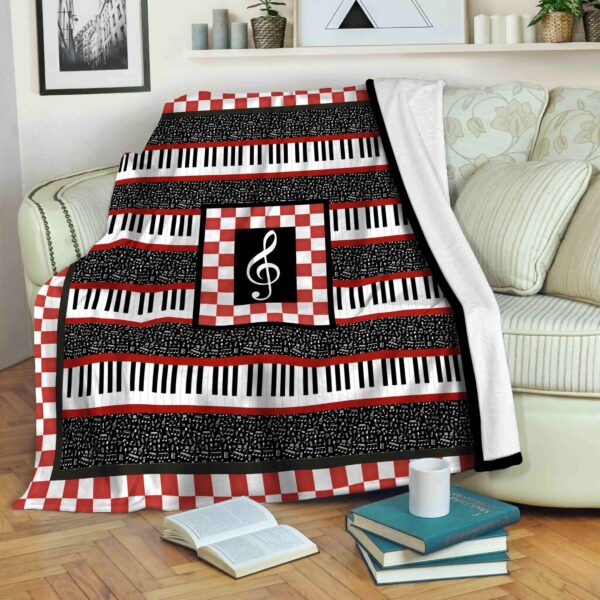 Music Fleece Blanket Sherpa Blanket