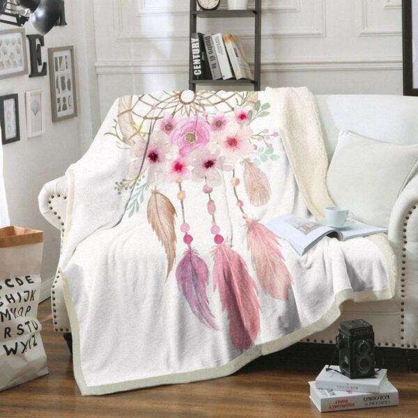Dream Catcher Fleece Blanket Sherpa Blanket