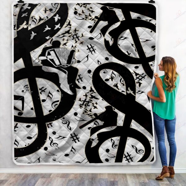 Musician Fleece Blanket Sherpa Blanket