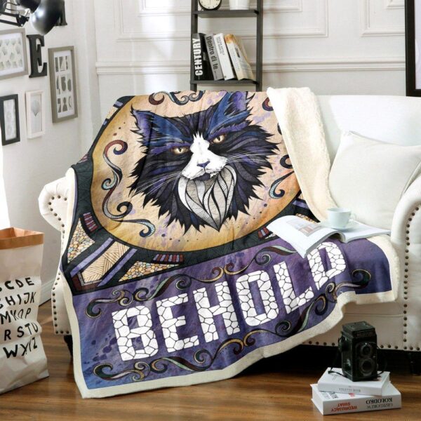 Cat Fleece Blanket Sherpa Blanket