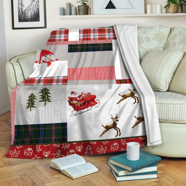 Christmas Fleece Blanket Sherpa Blanket
