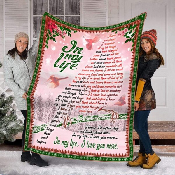 Cardinal Fleece Blanket Sherpa Blanket