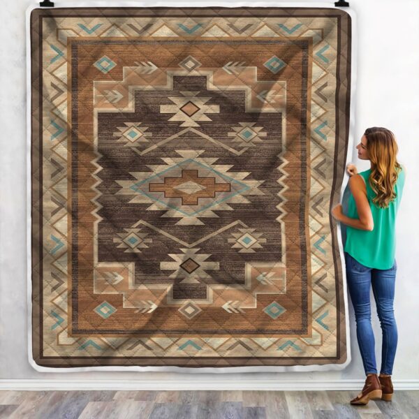 Native American Pattern Fleece Blanket Sherpa Blanket