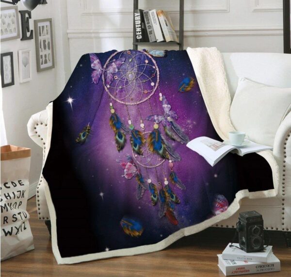 Dreamcatcher Fleece Blanket Sherpa Blanket