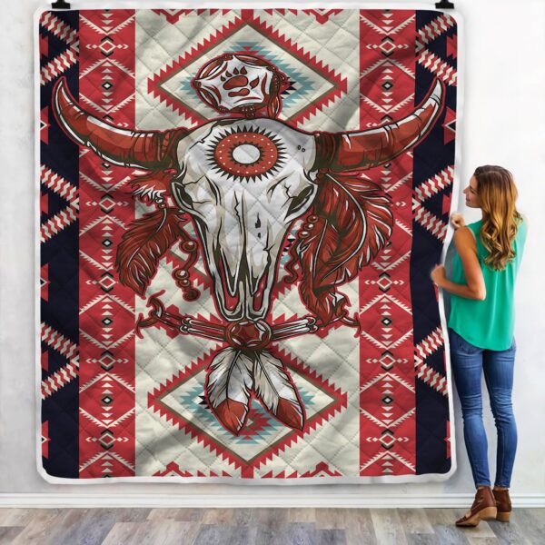 Native Buffalo Fleece Blanket Sherpa Blanket