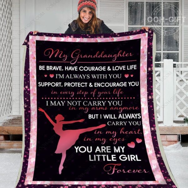Granddaughter Little Granddaughter Fleece Blanket Sherpa Blanket