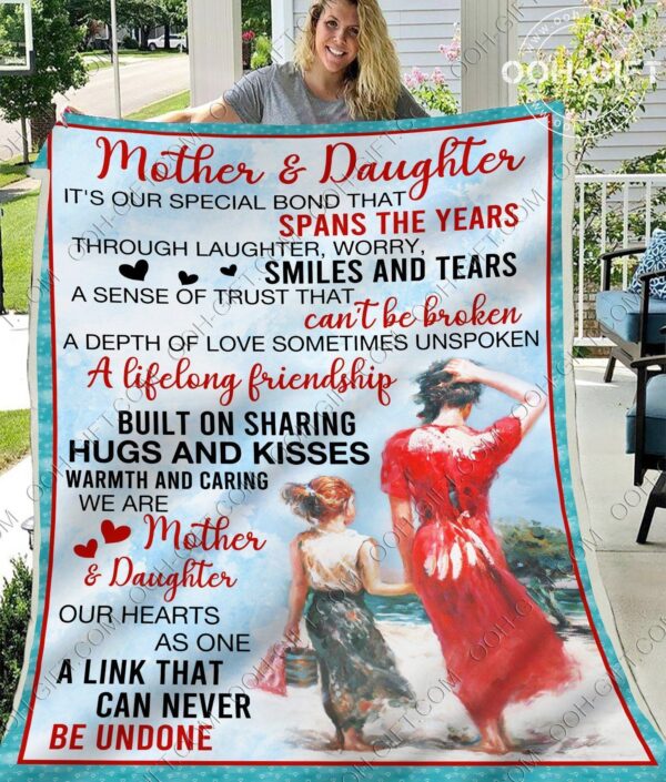 Daughter Mother Daughter Fleece Blanket Sherpa Blanket