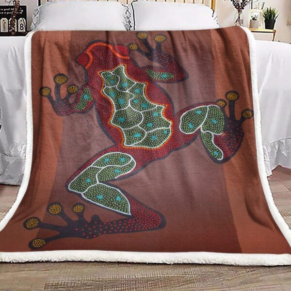 Frog Fleece Blanket Sherpa Blanket