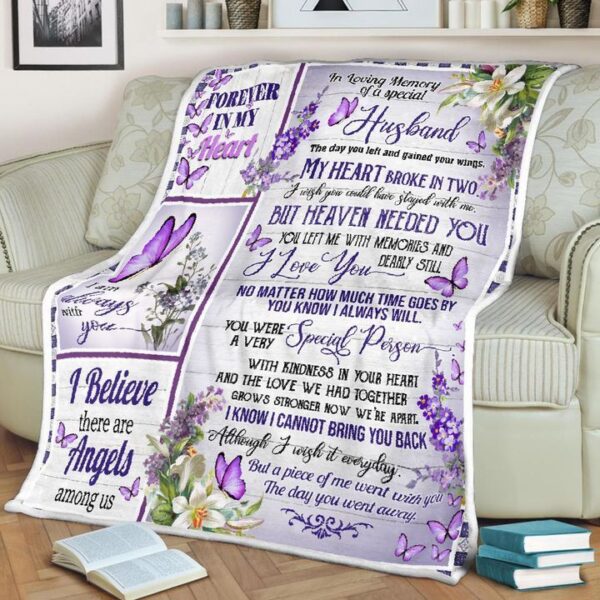 To My Husband Fleece Blanket Sherpa Blanket