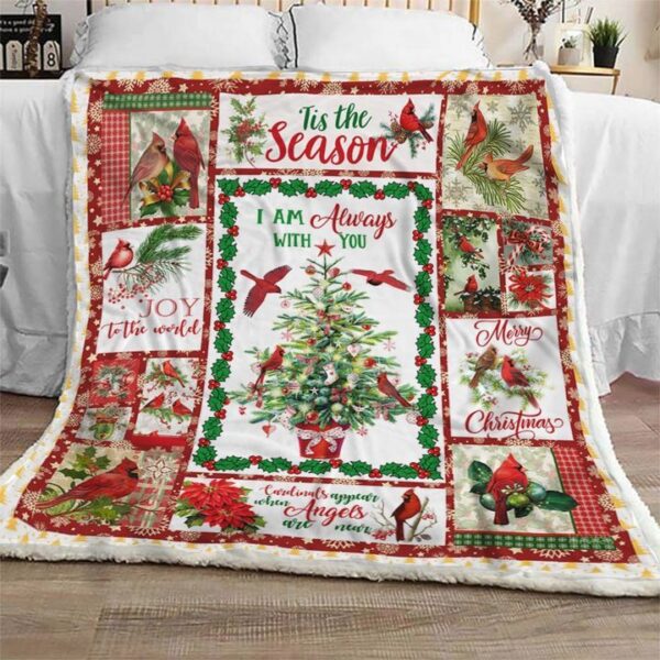 Cardinal Fleece Blanket Sherpa Blanket