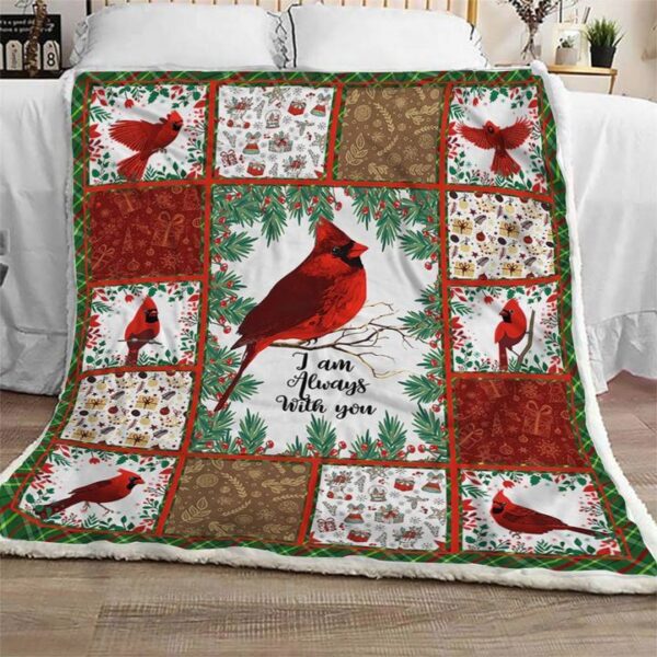 Cardinal Fleece Blanket Sherpa Blanket