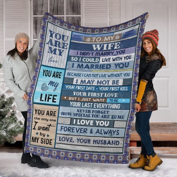 To My White Fleece Blanket Sherpa Blanket