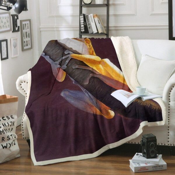 Frog Fleece Blanket Sherpa Blanket