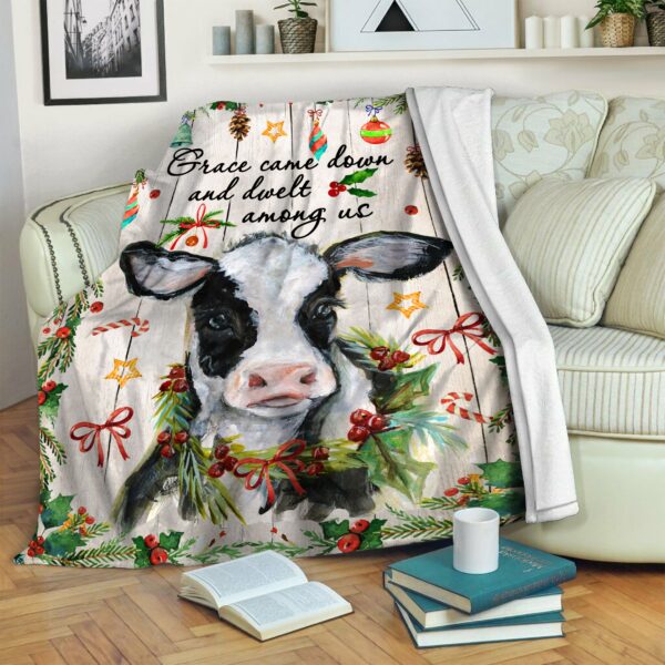 Cow Fleece Blanket Sherpa Blanket