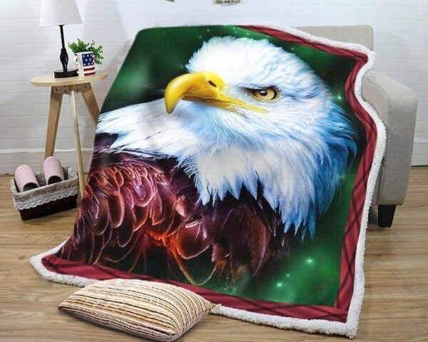 Eagle Fleece Blanket Sherpa Blanket
