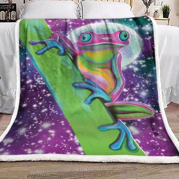 Frog Fleece Blanket Sherpa Blanket