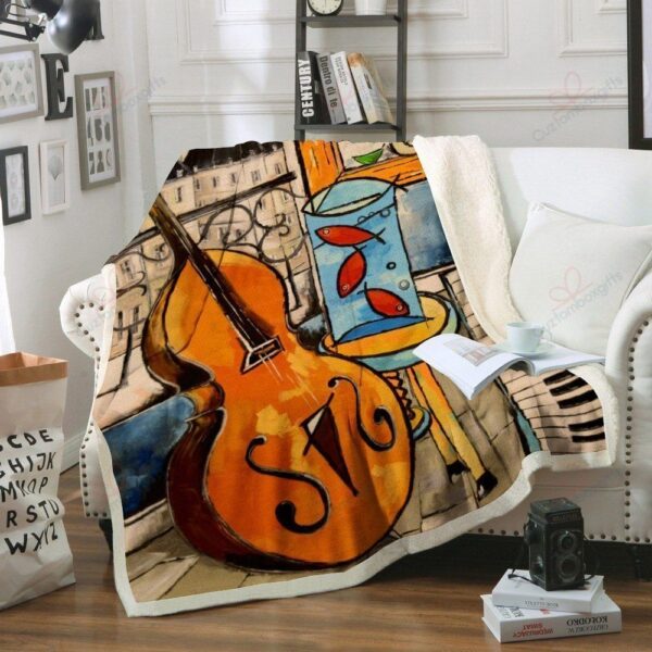 Cello Fleece Blanket Sherpa Blanket