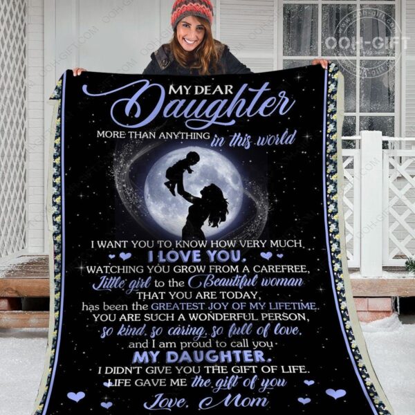 My Daughter Fleece Blanket Sherpa Blanket