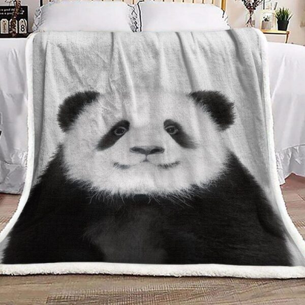 Panda Fleece Blanket Sherpa Blanket
