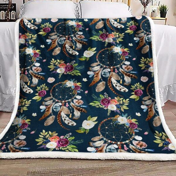 Dreamcatcher Fleece Blanket Sherpa Blanket