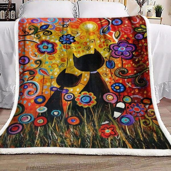 Cats Fleece Blanket Sherpa Blanket