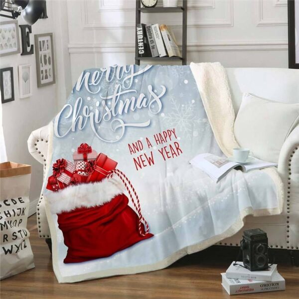 Christmas Fleece Blanket Sherpa Blanket