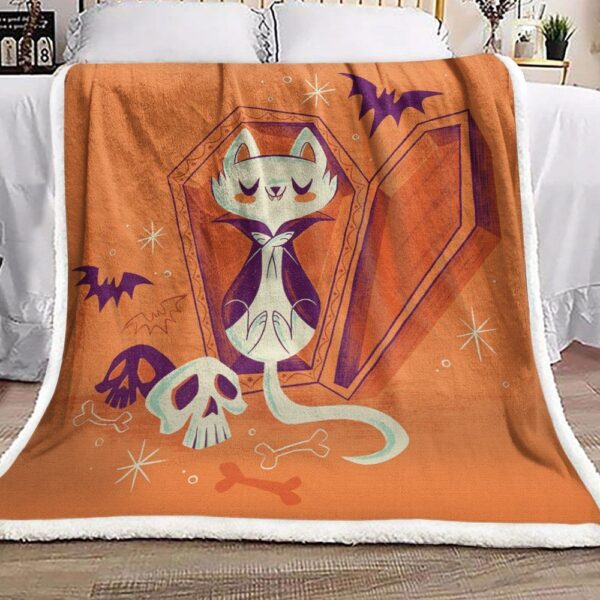 Cat Fleece Blanket Sherpa Blanket