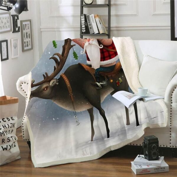 Christmas Fleece Blanket Sherpa Blanket