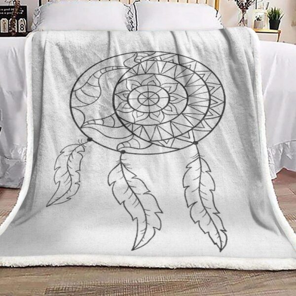 Dreamcatcher Fleece Blanket Sherpa Blanket