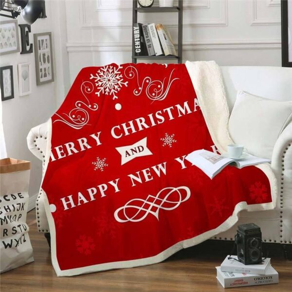Christmas Fleece Blanket Sherpa Blanket
