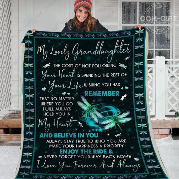 Granddaughter Lovely Granddaughter Fleece Blanket Sherpa Blanket