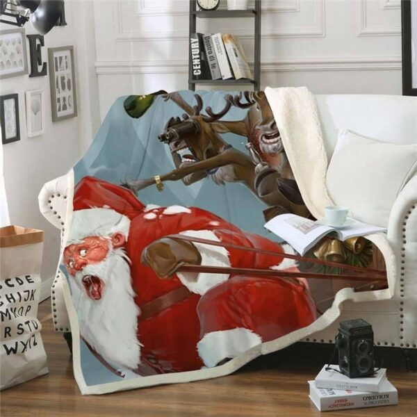 Christmas Fleece Blanket Sherpa Blanket