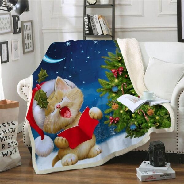 Christmas Fleece Blanket Sherpa Blanket