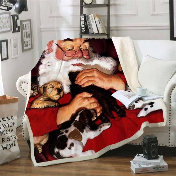 Christmas Fleece Blanket Sherpa Blanket