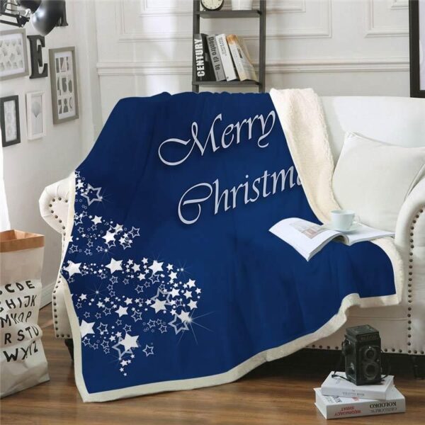 Christmas Fleece Blanket Sherpa Blanket