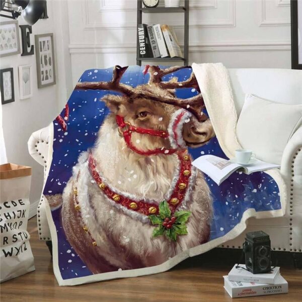 Christmas Fleece Blanket Sherpa Blanket