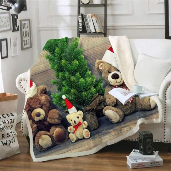 Christmas Fleece Blanket Sherpa Blanket