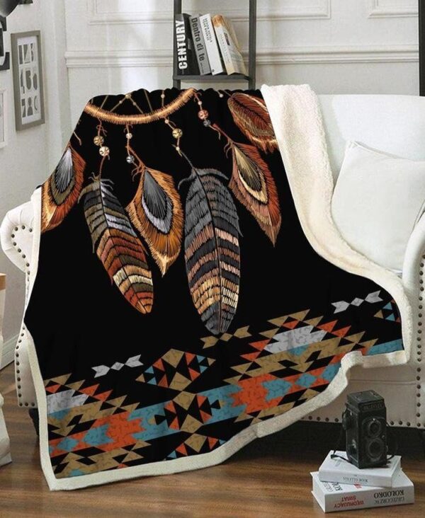 Dreamcatcher Fleece Blanket Sherpa Blanket