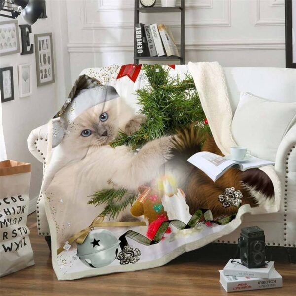 Christmas Fleece Blanket Sherpa Blanket