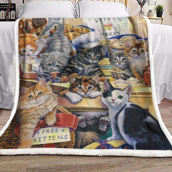 Cats Fleece Blanket Sherpa Blanket