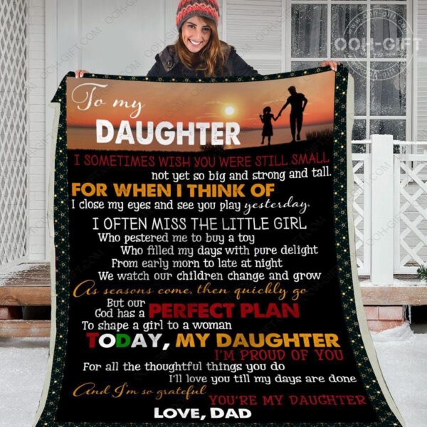 Daughter Youre My Daughter Fleece Blanket Sherpa Blanket